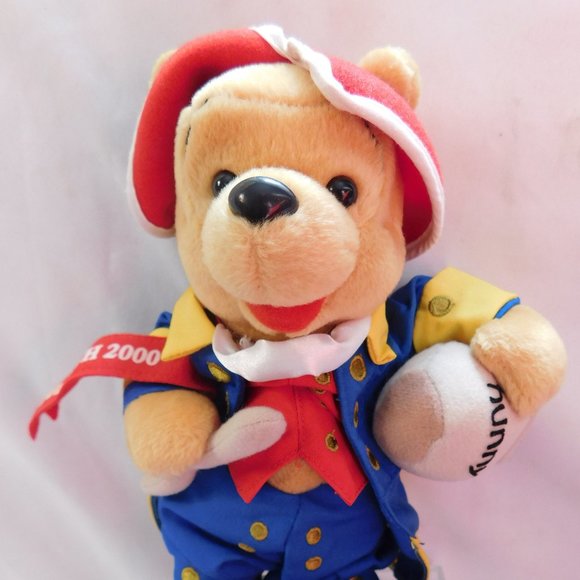 Winnie the Pooh July 4th 2000 Walt Disney World Bean Bag Stuffed Animal - Picture 2 of 10
